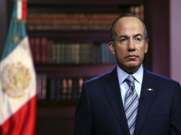 Presidente de México, Felipe Calderón Hinojosa. ARCHIVO  /