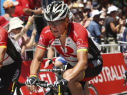 En estos días Lance Armstrong participa en la prueba Tour Down Under, en Australia. EFE  /