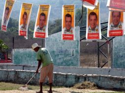 El candidato de ''Guerrero nos Une'' asegura que en el Estado la gente ya no quiere más violencia. EL UNIVERSAL  /