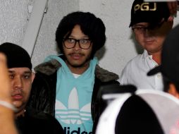 El cantante llegó la madrugada de este viernes bajo un fuerte operativo de seguridad. AFP  /