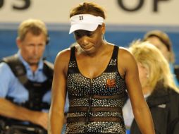 Venus Williams tuvo que abandonar el partido que disputaba ante Petkovic. AFP  /