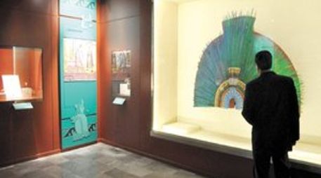 Se prevé que la pieza se quede en México por un período largo. EL UNIVERSAL  /