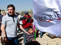 El alcalde de Tlaquepaque, Miguel Castro Reynoso, realizó una gira por las colonias San Martín de las Flores y Los Puestos .E. PACHECO  /