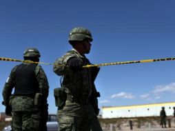 Efectivos del Ejército mexicano decomisaron armas y vehículos blindados. ARCHIVO  /