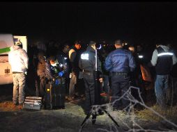 En la zona del hallazgo no fueron encontrados casquillos de las balas asesinas por las autoridades estatales. O. RUVALCABA  /