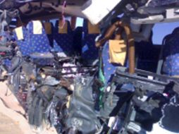 Según informó una vocera policial el incidente inició cuando el conductor chocó a una vaca. ARCHIVO  /