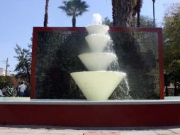 El Ayuntamiento de Guadalajara ha reactivado 109 de las 134 fuentes que existen en la ciudad. A. HINOJOSA  /