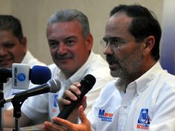 El dirigente nacional del PAN, Gustavo Madero, augura victorias para su partido en las próximas elecciones. NTX  /