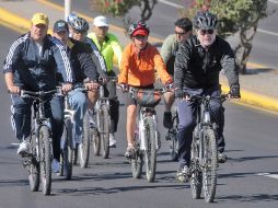 El ejecutivo estatal hizo un recorrido para supervisar avances en el Circuito Sur. S NÚÑEZ  /
