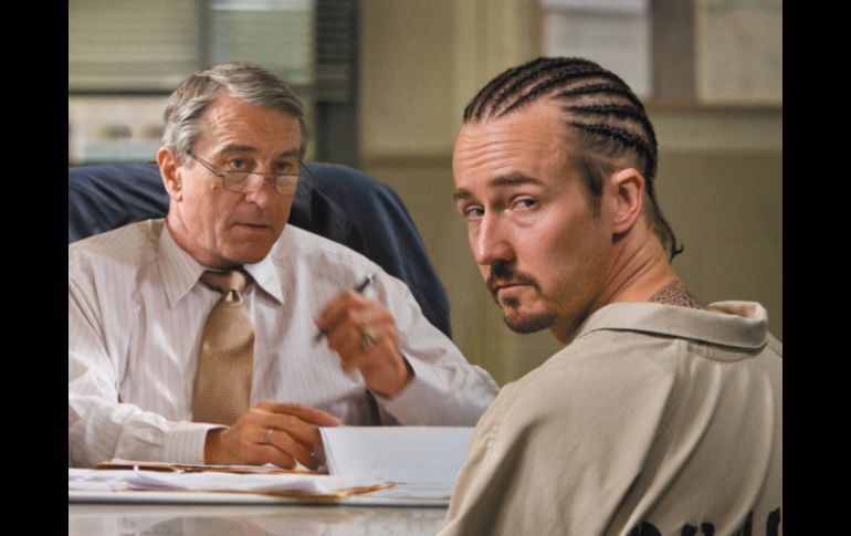 De Niro y Norton, en duelo de actuaciones para la película Karma. EL UNIVERSAL  /