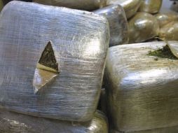 Se encontraron 21 costales arrojando un peso aproximado de 320 kilogramos. ARCHIVO  /