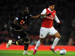 Carlos Vela ya fue cedido a un conjunto español, cuando lo enviaron a préstamo al Osasuna y al Celta de Vigo. MEXSPORT  /