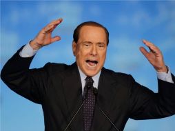 Después de su intervención en el programa L’Infedele la oposición italiana arremetió contra Berlusconi. AP  /