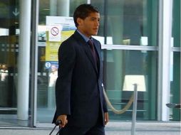 El jugador azteca quiere permanecer con el conjunto del Barcelona B. ARCHIVO  /