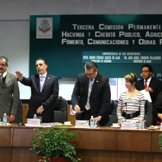 Concluye comparecencia de titulares de Economía y Salud