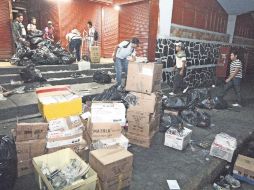 En 2010, se decomisaron cerca de 300 mil toneladas de productos apócrifos, así como 50 toneladas de medicamentos pirata. A. CAMACHO  /