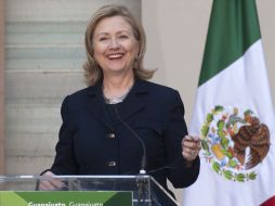 La secretaria de Estado estadounidense, Hillary Clinton durante su visita a México ocurrida ayer. REUTERS  /