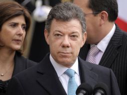 Presidente Santos lamenta accidente mina, en donde murieron 20 trabajadores.  /