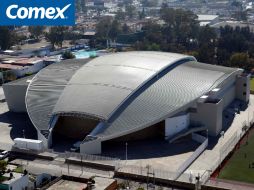 Vista aérea del complejo del velódromo para los Juegos Panamericanos 2011. MEXSPORT  /