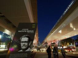 Esta noche se inauguró el Parque Lineal Jorge Matute Remus. E. BARRERA  /