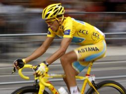 El ciclista español Alberto Contador durante el Tour de Francia 2010. AP  /