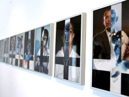 Algunas de las obras de Tony Garifalakis, que se encuentran en la Galería Curro y Poncho.  E. BARRERA  /