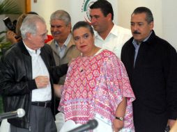 De izquierda a derecha: Fransisco Labastida, Beatriz Paredes y Manlio Fabio Beltrones. NTX  /