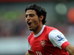 Carlos Vela deja al Arsenal por lo que resta de la temporada y jugará en el West Bromwich. MEXSPORT  /
