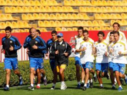 Los jugadores de Ferreti en una práctica de entrenamientos. MEXSPORT  /