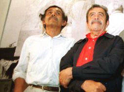 Imagen de archivo de los pintores oaxaqueños Francisco Toledo y Rodolfo Morales. NTX  /