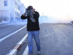 Organizaciones civiles en Argelia piden un cambio inspirados en los acontecimientos ocurridos en Túnez. EFE  /