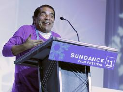 El actor colombiano Álvaro Rodríguez, protagonista de la película colombiana se muestra sumamente sorprendido y feliz. EFE  /