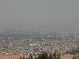 La densidad de partículas contaminantes en la atmósfera se ha situado por encima de los niveles de alerta en las localidades. A.GARCÍA  /