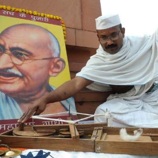 Recuerdan a Mahatma Gandhi en su aniversario luctuoso