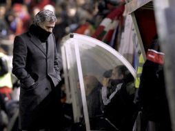 Real Madrid perdió frente al Osasuna, y ahora está siete puntos detrás del Barcelona. EFE  /