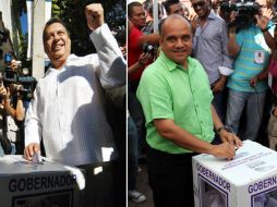Los candidatos Manuel Añorve y Ángel Heladio Aguirre buscan la gubernatura de Guerrero. APNTX  /