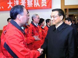 El viceprimer ministro agradeció a los científicos chinos que trabajan tan lejos de la familia. ESPECIAL  /