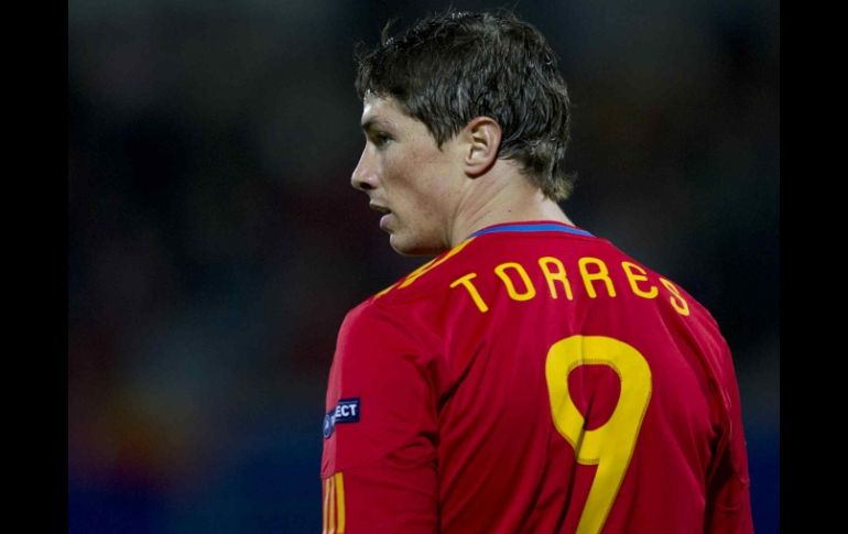 El jugador del Liverpool Fernando Torres en el Mundial de Sudáfrica 2010. MEXSPORT  /