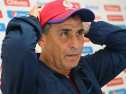 josé Luis Real, en una conferencia de prensa ofrecida el día de hoy. MEXSPORT  /