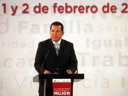 Raúl Plascencia Villanueva aseguró que los homicidios cometidos en contra de mujeres son un tema de la más alta prioridad. EL UNIVERSAL  /