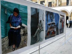 La curiosidad fue el principal motor que alentó a niños como tú a mirar de cerca la exposición. M. FREYRÍA  /