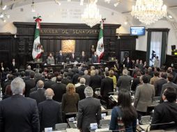 En diciembre del 2010 el Presidente porpuso una terna al senado, pero ninguna de las candidatas fue aceptada. ARCHIVO  /