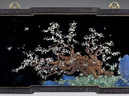 Un cuadro que forma parte de casi un centenar de los objetos que adornaban el palacio imperial de Beijing. EFE  /