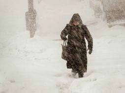 Cerca de un tercio de la población estadounidense se ve afectada por una tormenta invernal. AFP  /