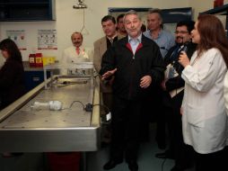 Con la presencia de Emilio González y el secretario de Salud autoridades del nosocomio hicieron un recorrido por la unidad. S. NÚÑEZ  /