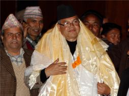 Jhala Nath Khanal fue nombrado primer ministro nepalí. AP  /