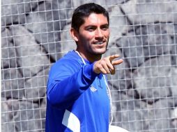 Jesús Corona, guardameta del Cruz Azul en un entrenamiento con su equipo. NTX  /