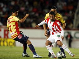 A Necaxa le ayuda poco el punto que rescatan de este partido en su lucha por el no descenso. MEXSPORT  /