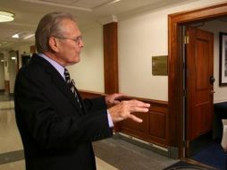 Donald Rumsfeld, ex capitán de la Marina de Guerra. AFP  /