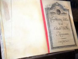 El documento contiene avances importantes para los mexicanos como la incorporación de los derechos básicos del individuo. ESPECIAL  /